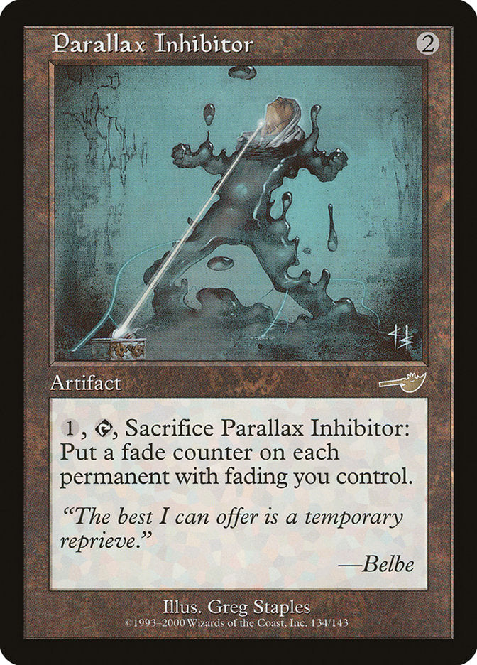 Parallax Inhibitor [Nemesis] MTG Single Magic: The Gathering | Red Claw Gaming