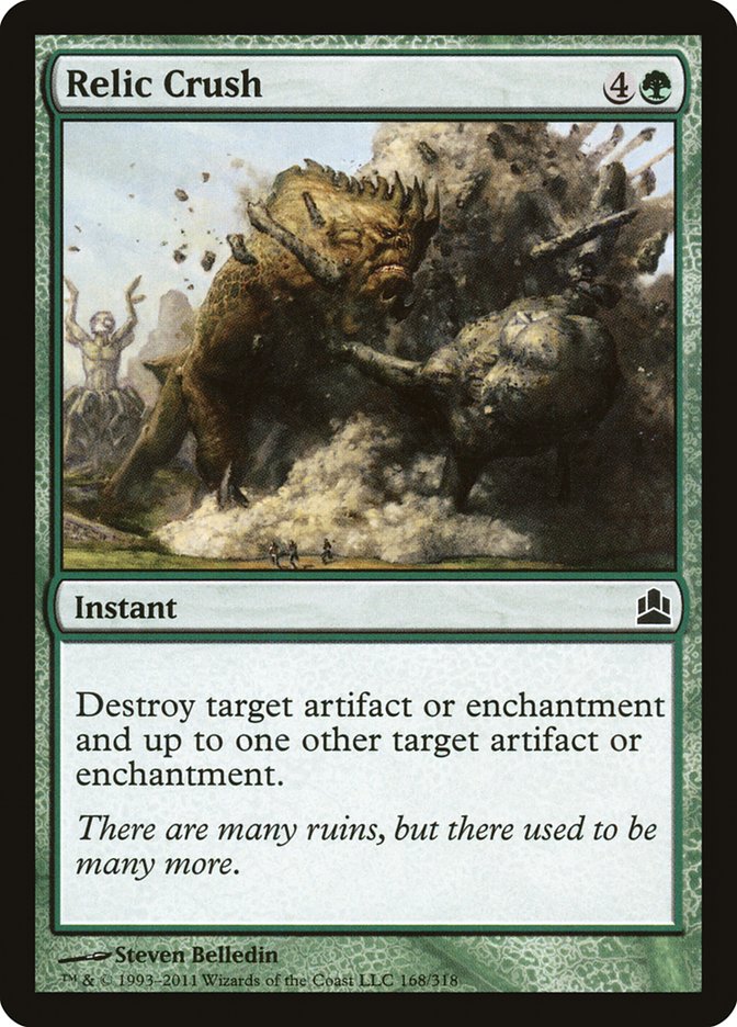 Relic Crush [Commander 2011] MTG Single Magic: The Gathering | Red Claw Gaming