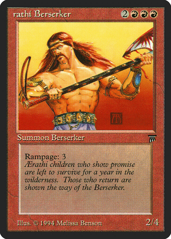 Aerathi Berserker [Legends] MTG Single Magic: The Gathering | Red Claw Gaming