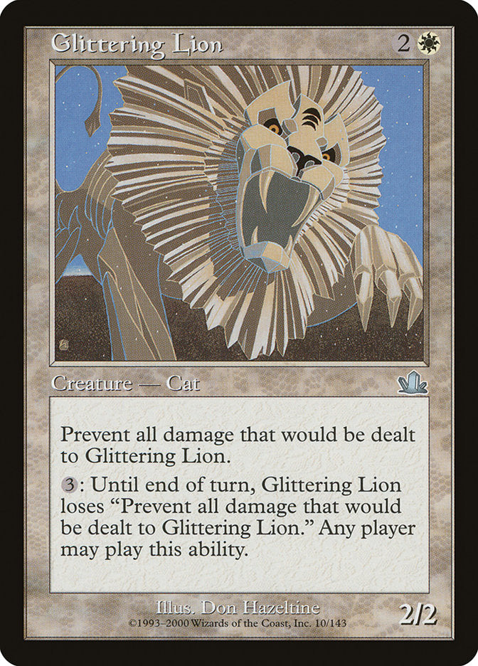 Glittering Lion [Prophecy] MTG Single Magic: The Gathering | Red Claw Gaming