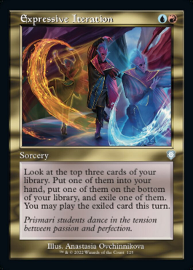 Expressive Iteration (Retro) [The Brothers' War Commander] MTG Single Magic: The Gathering | Red Claw Gaming