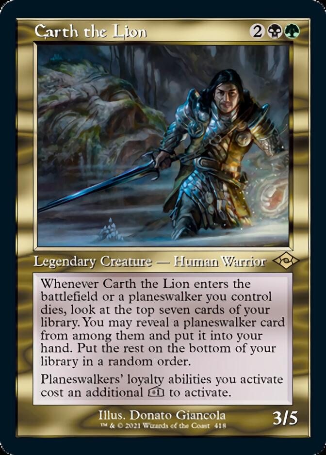 Carth the Lion (Retro) [Modern Horizons 2] MTG Single Magic: The Gathering | Red Claw Gaming