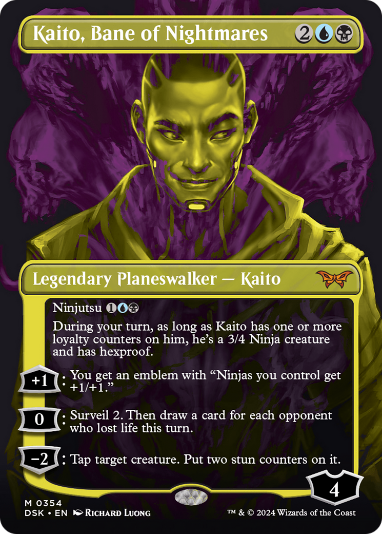 Kaito, Bane of Nightmares (Showcase) [Duskmourn: House of Horror] MTG Single Magic: The Gathering | Red Claw Gaming