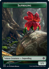 Saproling // Soldier Double-Sided Token [Starter Commander Decks] MTG Single Magic: The Gathering | Red Claw Gaming