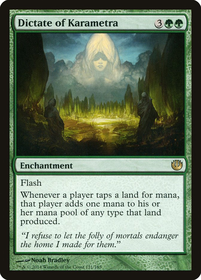 Dictate of Karametra [Journey into Nyx] MTG Single Magic: The Gathering | Red Claw Gaming