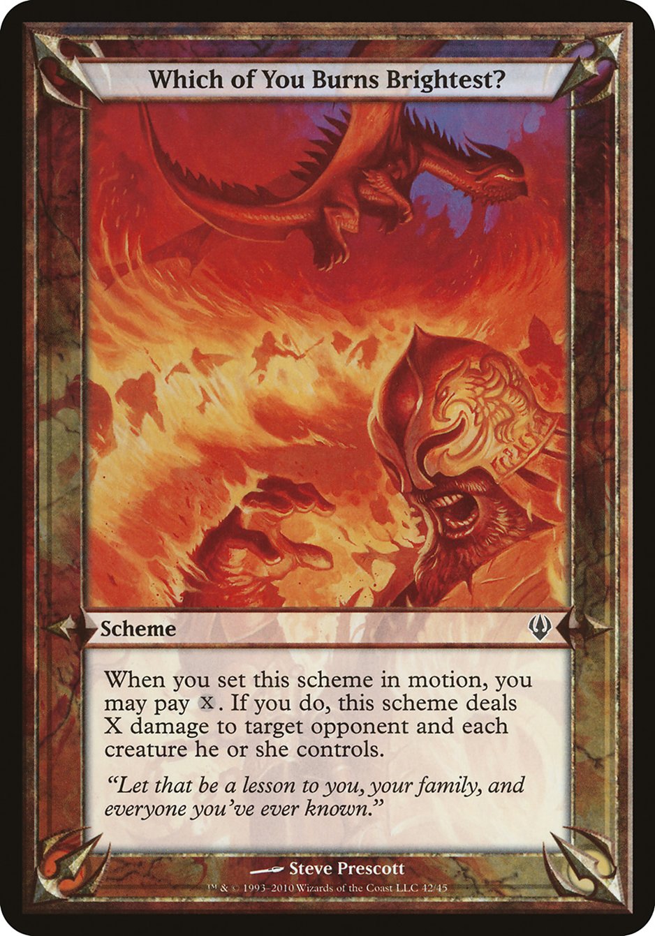 Which of You Burns Brightest? (Schemes) [Archenemy Schemes] MTG Single Magic: The Gathering | Red Claw Gaming