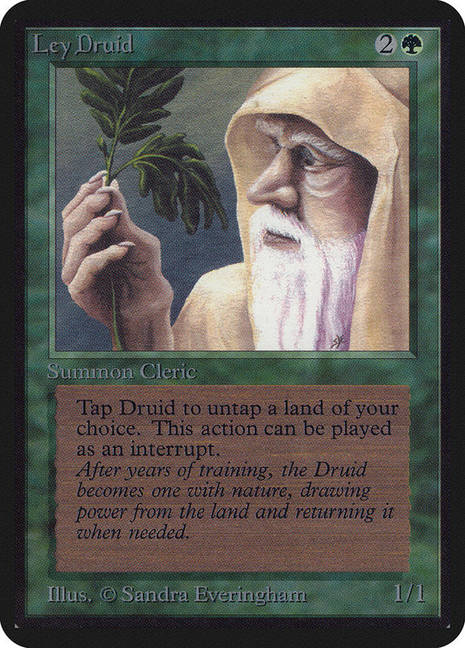 Ley Druid [Alpha Edition] MTG Single Magic: The Gathering | Red Claw Gaming