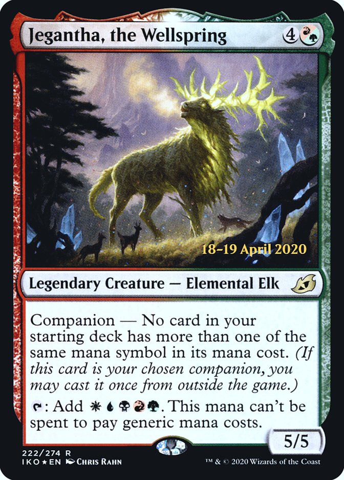 Jegantha, the Wellspring [Ikoria: Lair of Behemoths Prerelease Promos] MTG Single Magic: The Gathering | Red Claw Gaming