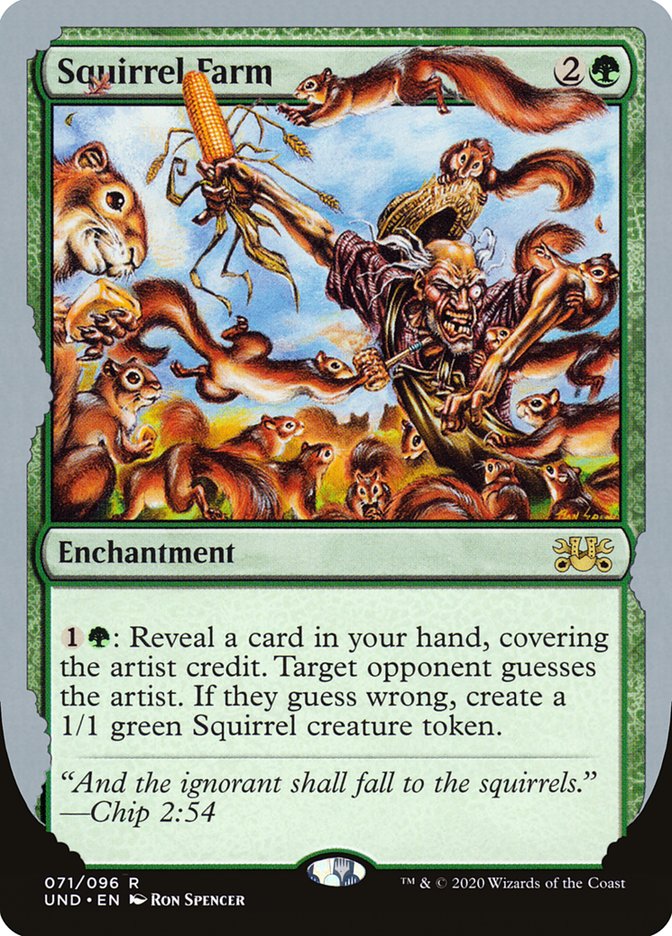 Squirrel Farm [Unsanctioned] MTG Single Magic: The Gathering | Red Claw Gaming