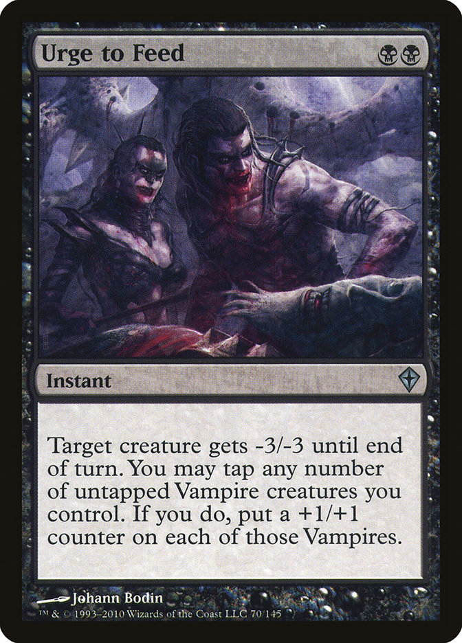 Urge to Feed [Worldwake] MTG Single Magic: The Gathering | Red Claw Gaming