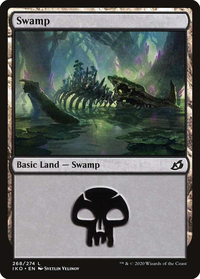 Swamp (268) [Ikoria: Lair of Behemoths] MTG Single Magic: The Gathering | Red Claw Gaming