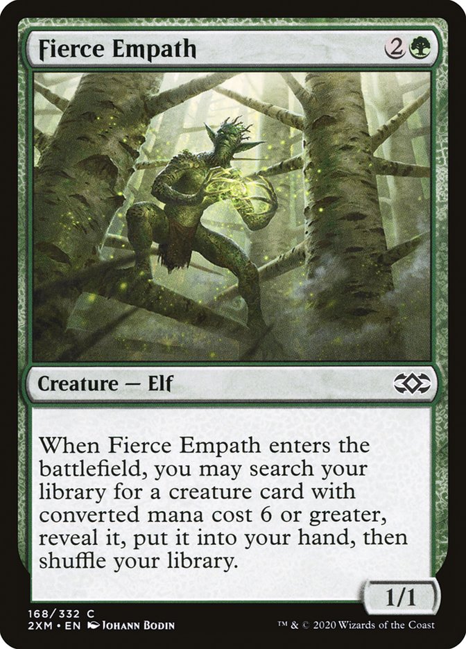 Fierce Empath [Double Masters] MTG Single Magic: The Gathering | Red Claw Gaming