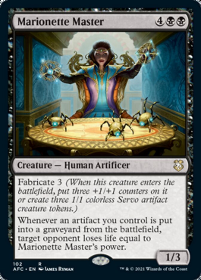 Marionette Master [Dungeons & Dragons: Adventures in the Forgotten Realms Commander] MTG Single Magic: The Gathering | Red Claw Gaming