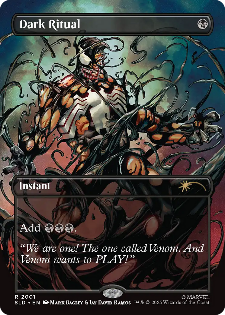 Dark Ritual (2001) (Rainbow Foil) [Secret Lair Drop Series] MTG Single Magic: The Gathering | Red Claw Gaming