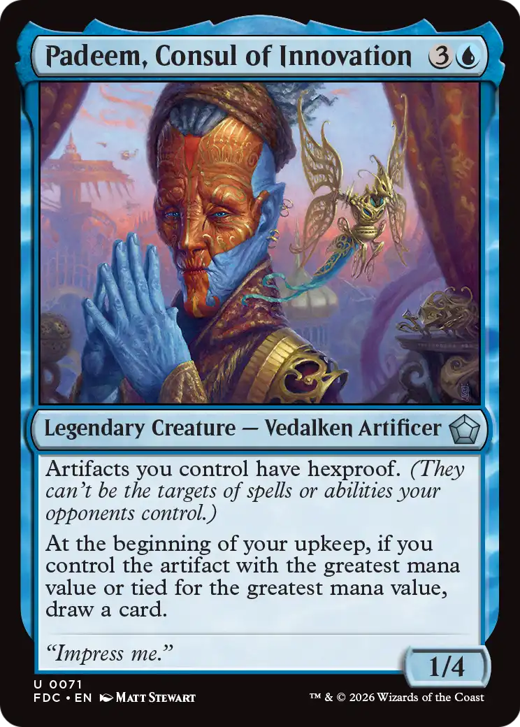 Padeem, Consul of Innovation [Foundations Commander] | Red Claw Gaming