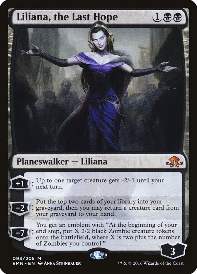 Liliana, the Last Hope [Eldritch Moon] MTG Single Magic: The Gathering | Red Claw Gaming