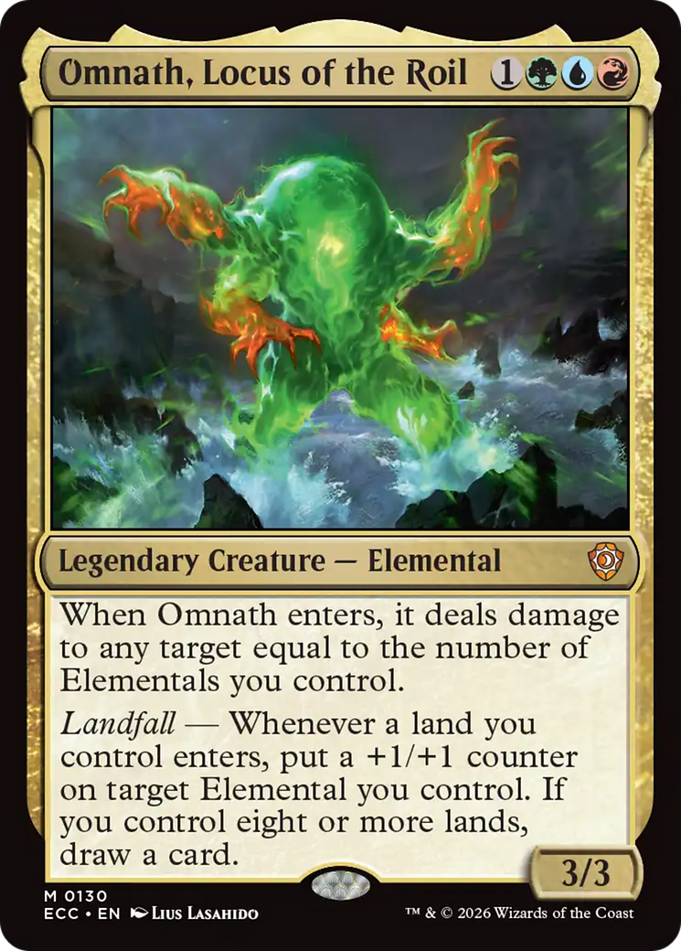 Omnath, Locus of the Roil [Lorwyn Eclipsed Commander] MTG Single Magic: The Gathering | Red Claw Gaming