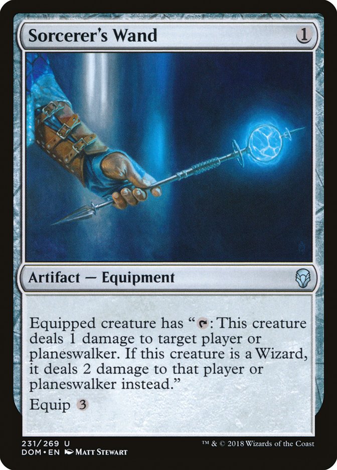 Sorcerer's Wand [Dominaria] MTG Single Magic: The Gathering | Red Claw Gaming
