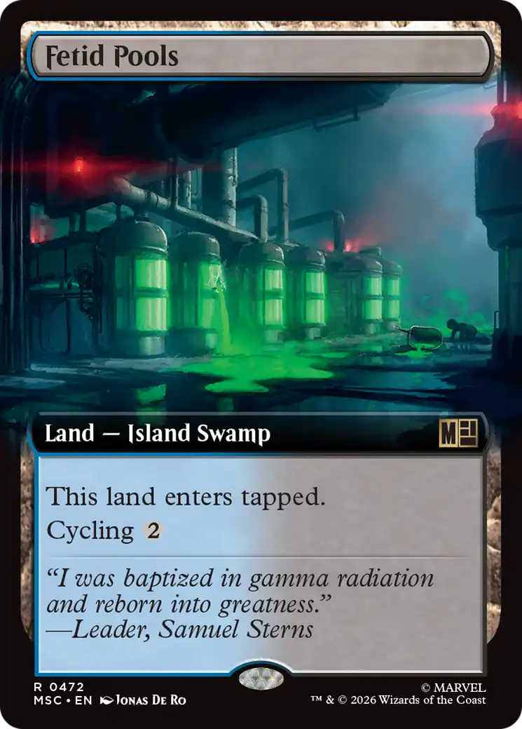 Fetid Pools (Extended Art) [Marvel Super Heroes Commander] | Red Claw Gaming