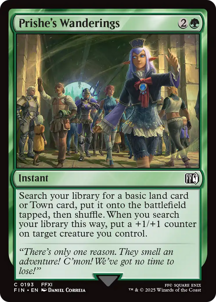 Prishe's Wanderings [FINAL FANTASY] MTG Single Magic: The Gathering | Red Claw Gaming