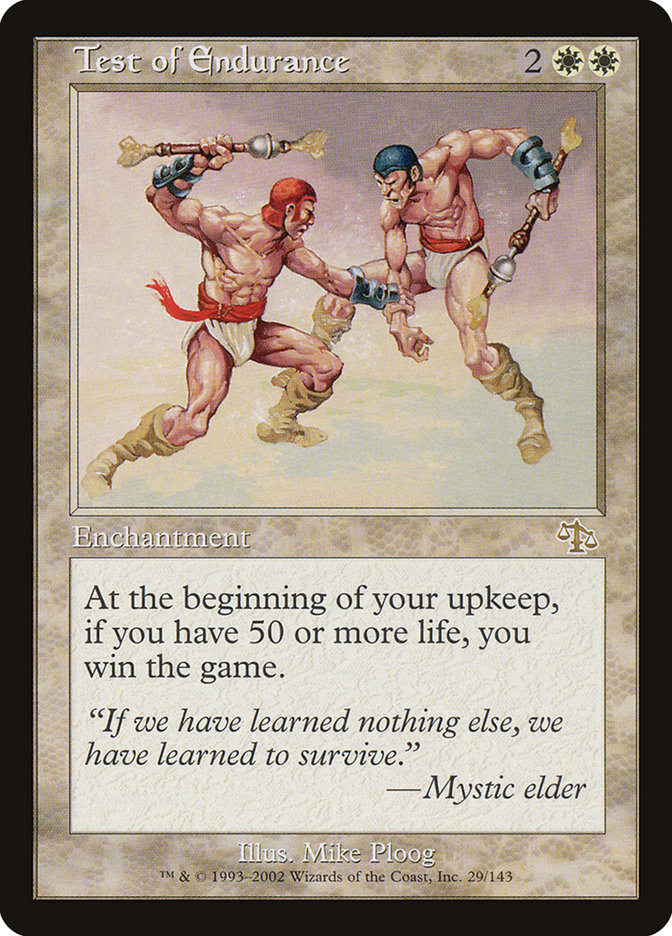 Test of Endurance [Judgment] MTG Single Magic: The Gathering | Red Claw Gaming