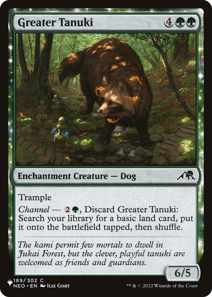 Greater Tanuki [The List] MTG Single Magic: The Gathering | Red Claw Gaming