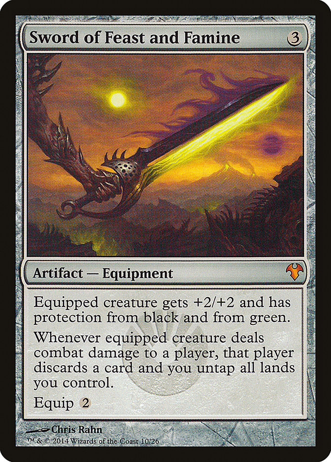 Sword of Feast and Famine [Modern Event Deck 2014] MTG Single Magic: The Gathering | Red Claw Gaming