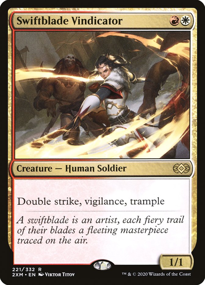 Swiftblade Vindicator [Double Masters] MTG Single Magic: The Gathering | Red Claw Gaming