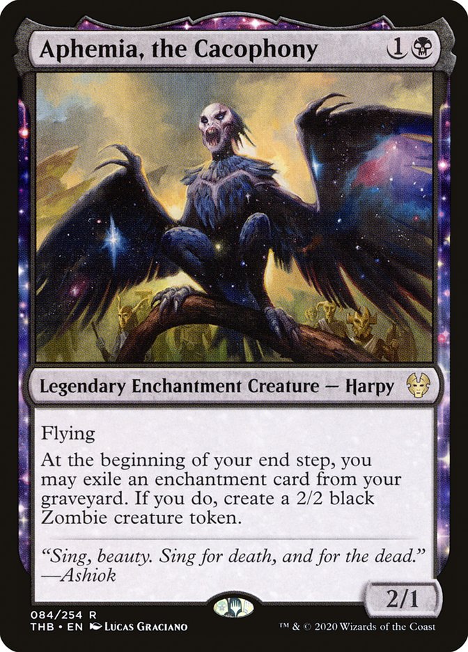 Aphemia, the Cacophony [Theros Beyond Death] MTG Single Magic: The Gathering | Red Claw Gaming