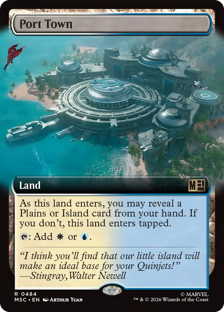 Port Town (Extended Art) [Marvel Super Heroes Commander] | Red Claw Gaming