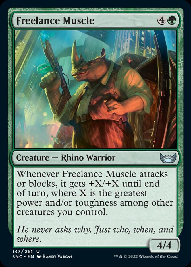 Freelance Muscle [Streets of New Capenna] MTG Single Magic: The Gathering | Red Claw Gaming