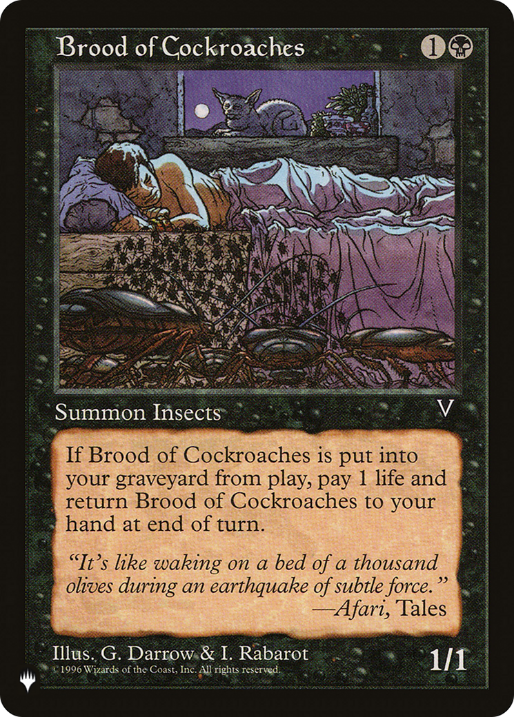 Brood of Cockroaches [The List] MTG Single Magic: The Gathering | Red Claw Gaming