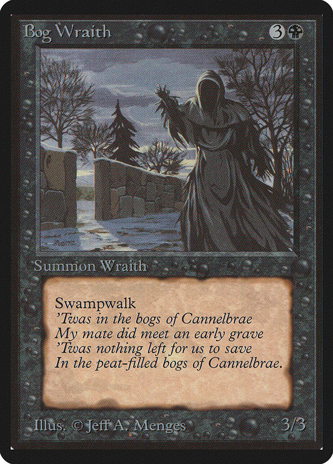 Bog Wraith [Beta Edition] MTG Single Magic: The Gathering | Red Claw Gaming