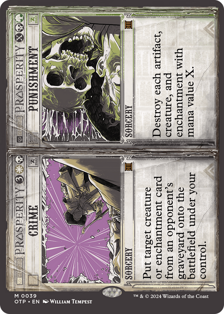 Crime // Punishment [Outlaws of Thunder Junction: Breaking News] MTG Single Magic: The Gathering | Red Claw Gaming