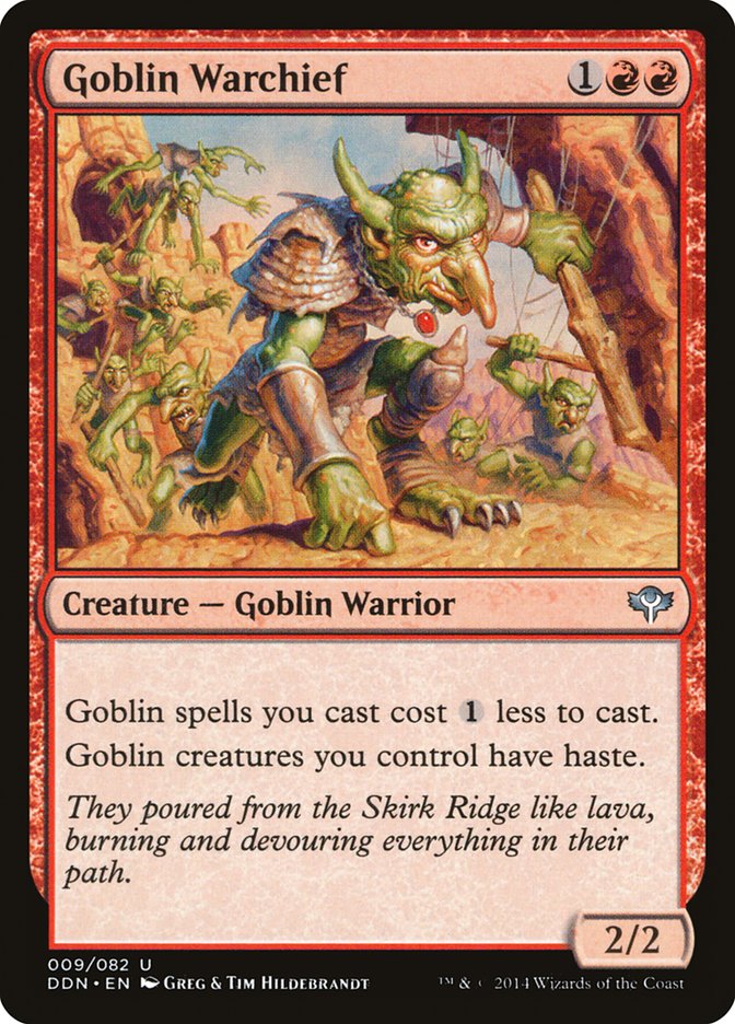 Goblin Warchief [Duel Decks: Speed vs. Cunning] MTG Single Magic: The Gathering | Red Claw Gaming