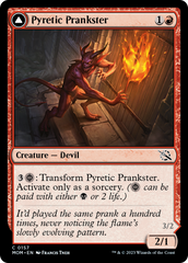 Pyretic Prankster // Glistening Goremonger [March of the Machine] MTG Single Magic: The Gathering    | Red Claw Gaming