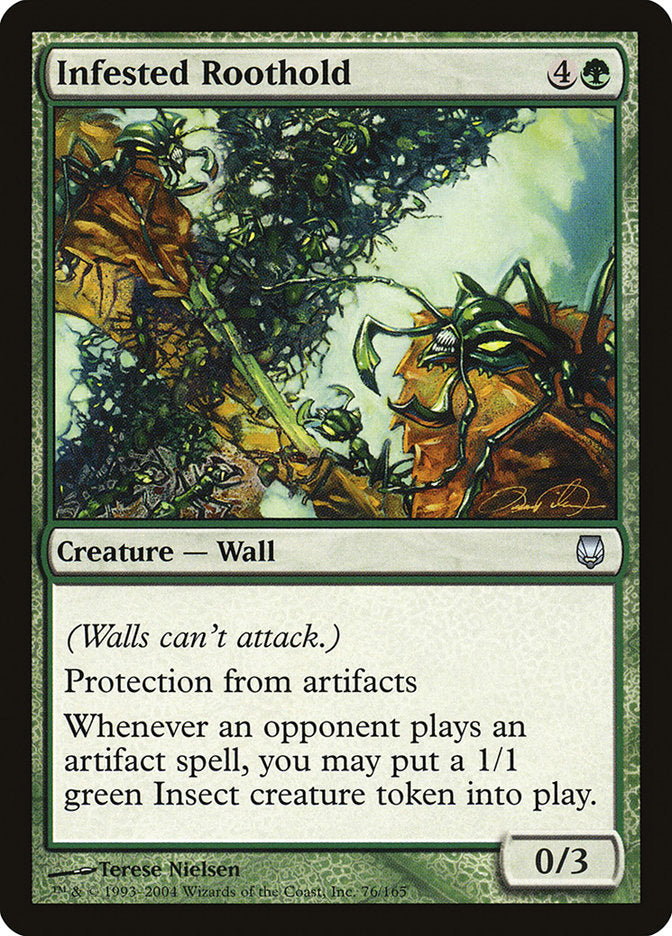Infested Roothold [Darksteel] MTG Single Magic: The Gathering | Red Claw Gaming
