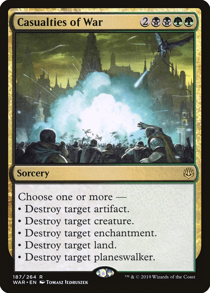Casualties of War [War of the Spark] MTG Single Magic: The Gathering | Red Claw Gaming