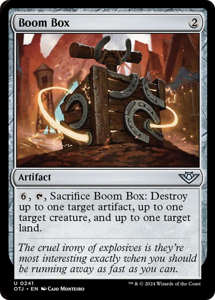 Boom Box [Outlaws of Thunder Junction] MTG Single Magic: The Gathering    | Red Claw Gaming