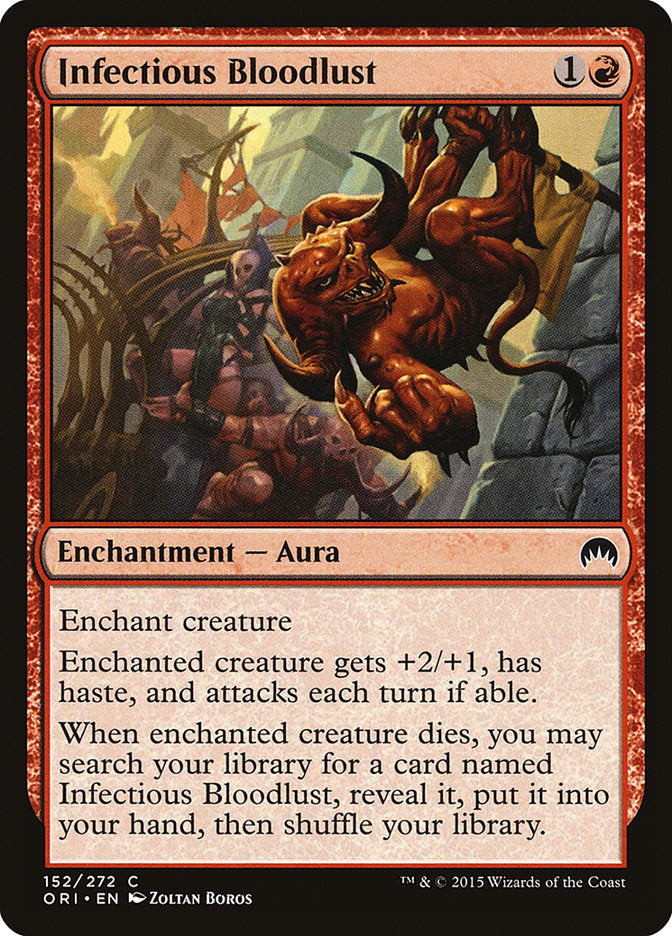 Infectious Bloodlust [Magic Origins] MTG Single Magic: The Gathering | Red Claw Gaming