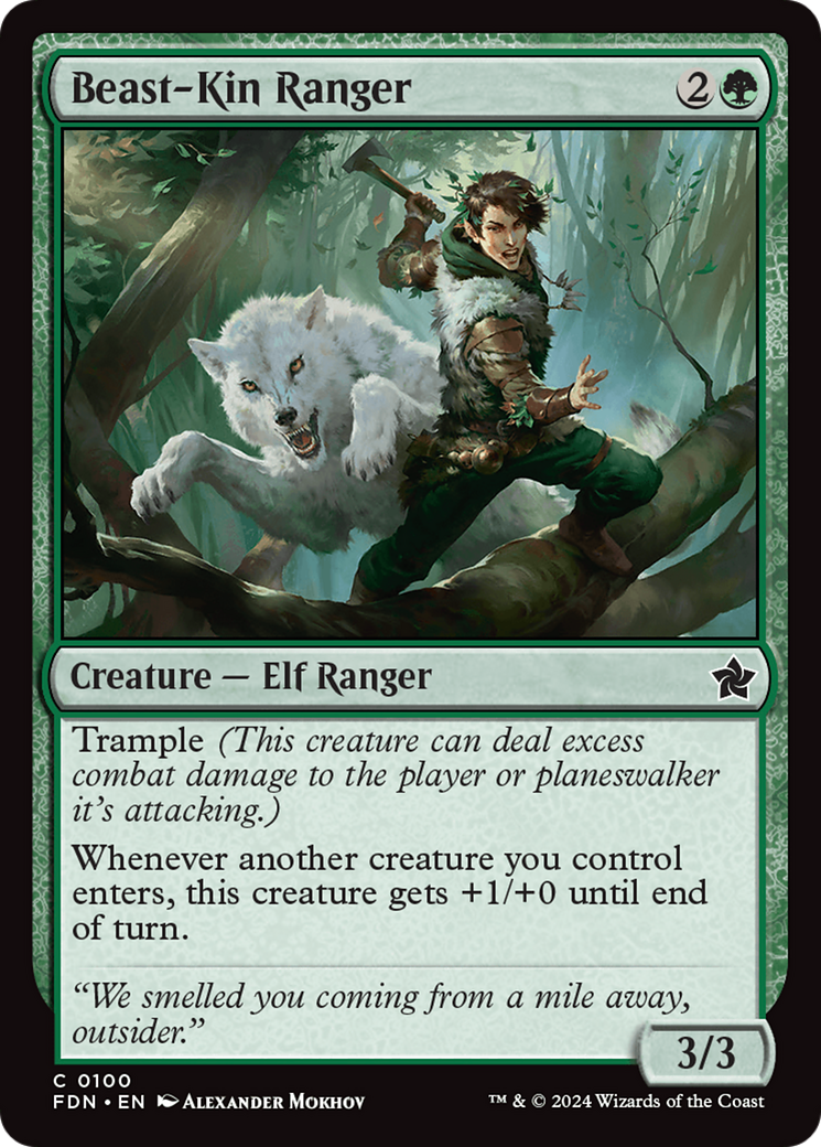 Beast-Kin Ranger [Foundations] MTG Single Magic: The Gathering | Red Claw Gaming