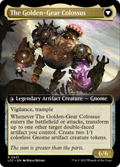 Tetzin, Gnome Champion // The Golden-Gear Colossus (Extended Art) [The Lost Caverns of Ixalan Commander] MTG Single Magic: The Gathering | Red Claw Gaming