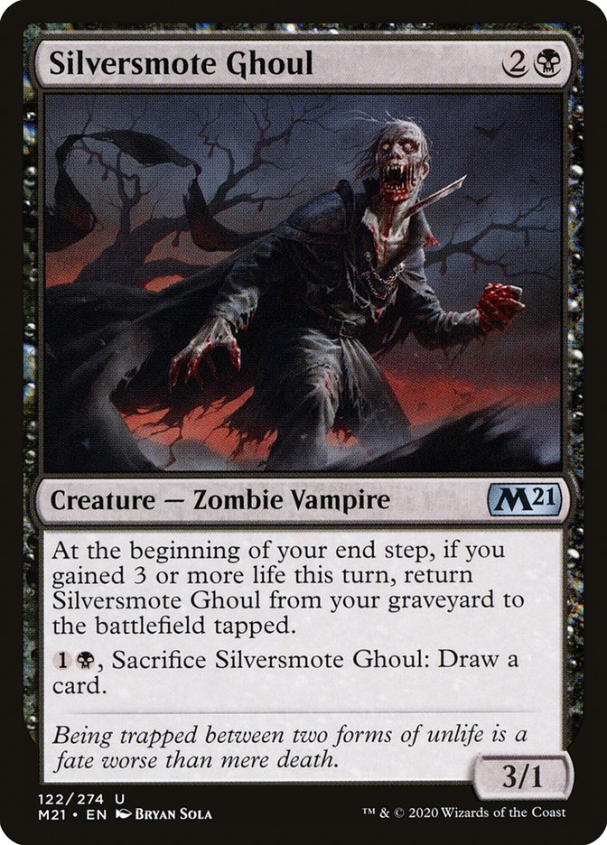 Silversmote Ghoul [Core Set 2021] MTG Single Magic: The Gathering | Red Claw Gaming