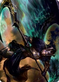 Vengeful Reaper Art Card (Gold-Stamped Signature) [Kaldheim Art Series] MTG Single Magic: The Gathering | Red Claw Gaming