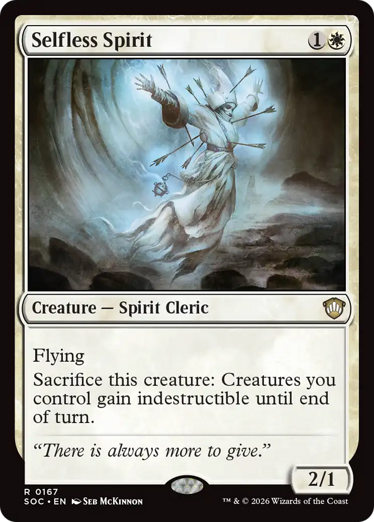 Selfless Spirit [Secrets of Strixhaven Commander] MTG Single Magic: The Gathering | Red Claw Gaming