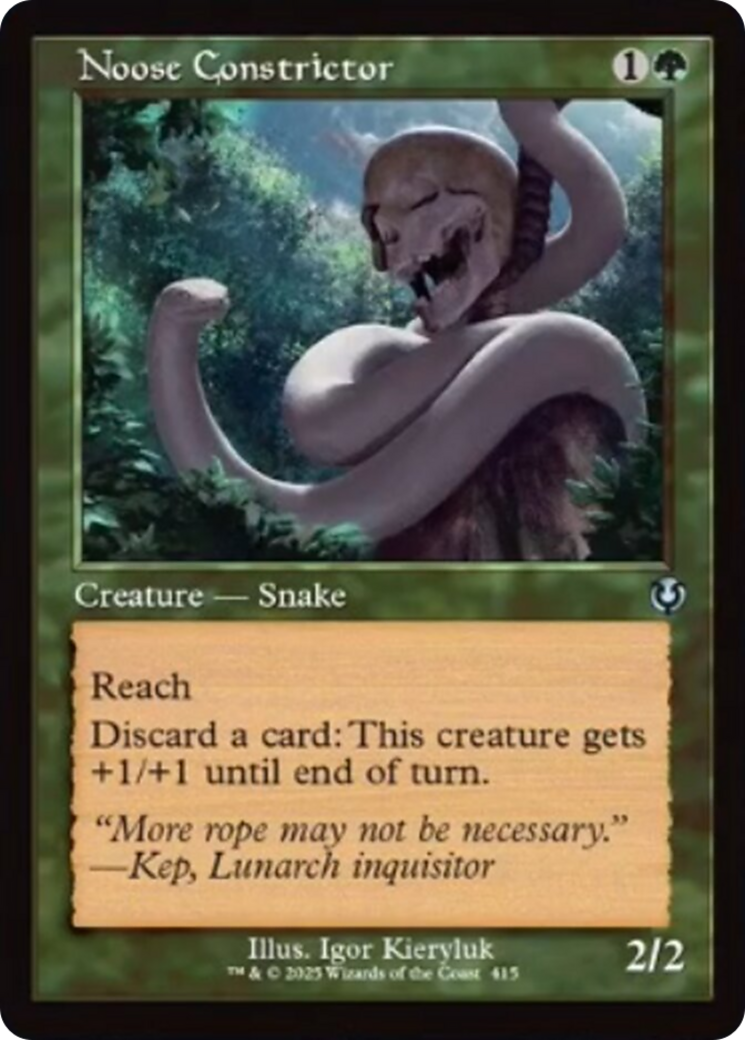 Noose Constrictor (Retro Frame) [Innistrad Remastered] MTG Single Magic: The Gathering | Red Claw Gaming