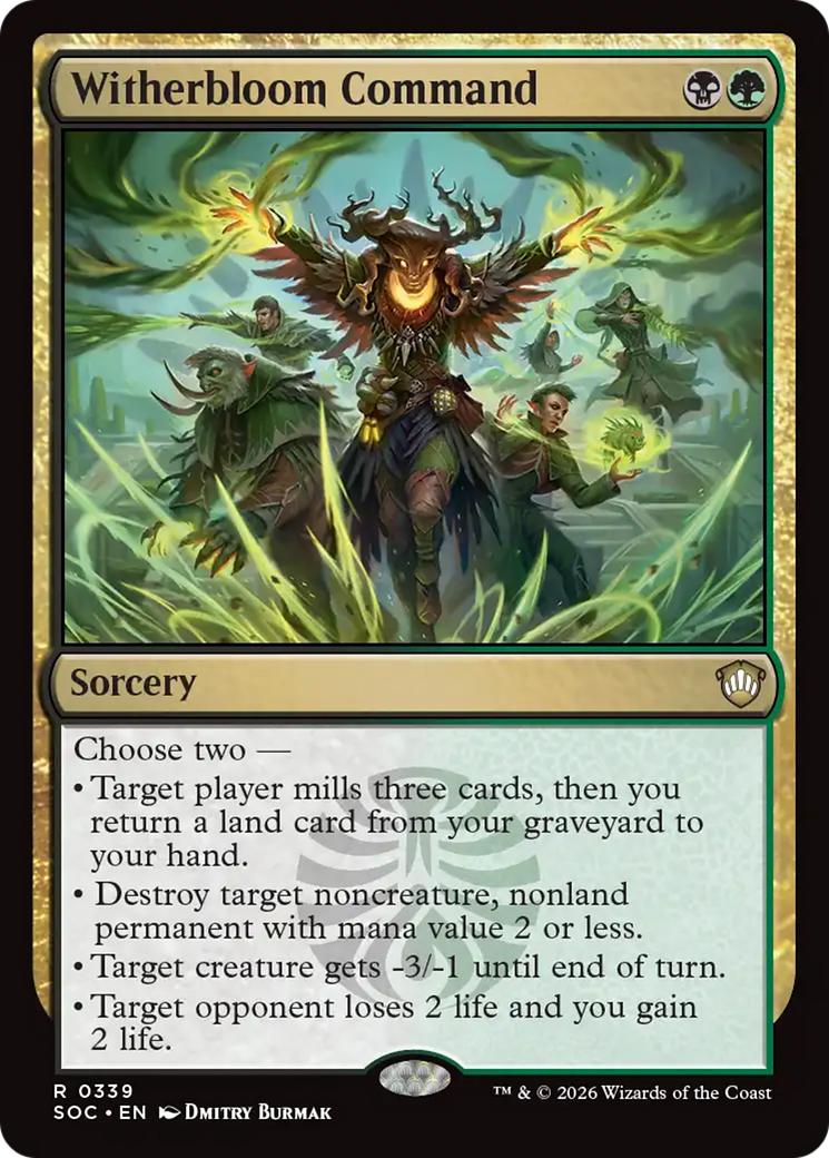 Witherbloom Command [Secrets of Strixhaven Commander] MTG Single Magic: The Gathering | Red Claw Gaming