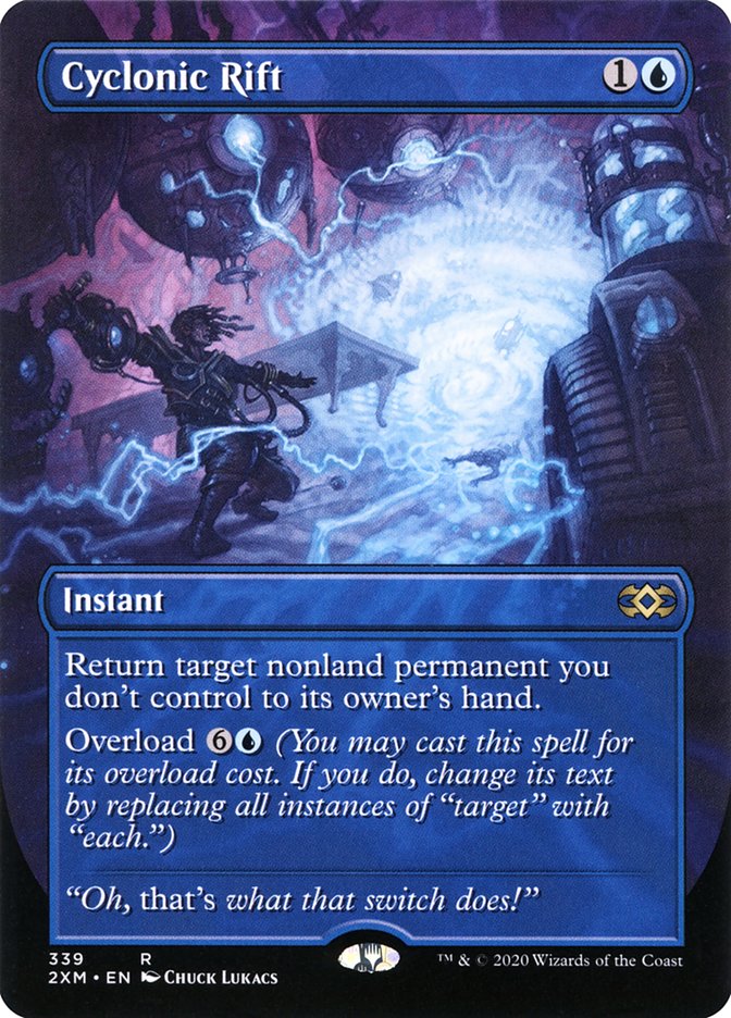 Cyclonic Rift (Toppers) [Double Masters] MTG Single Magic: The Gathering | Red Claw Gaming