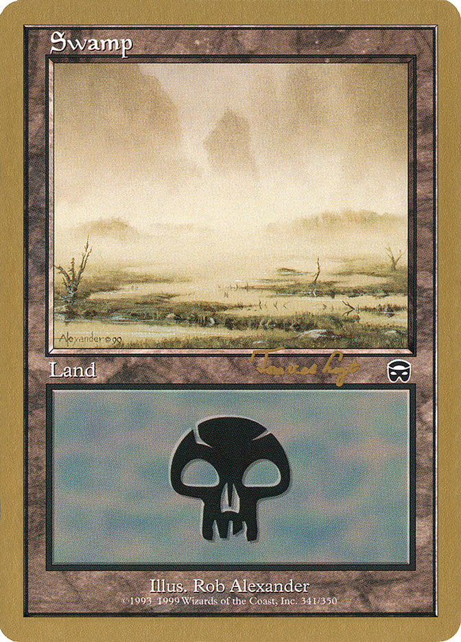 Swamp (tvdl341) (Tom van de Logt) [World Championship Decks 2001] MTG Single Magic: The Gathering | Red Claw Gaming