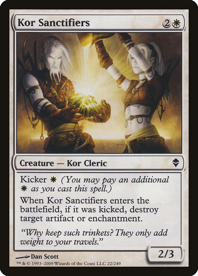 Kor Sanctifiers [Zendikar] MTG Single Magic: The Gathering | Red Claw Gaming